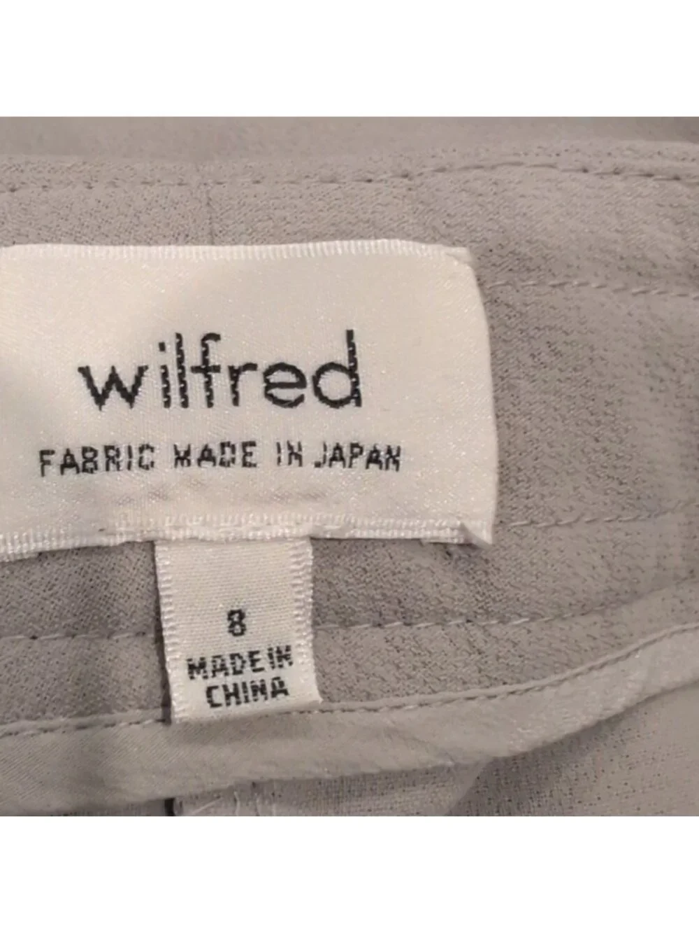 Aritzia Wilfred Allant Pant Taupe Tie Style